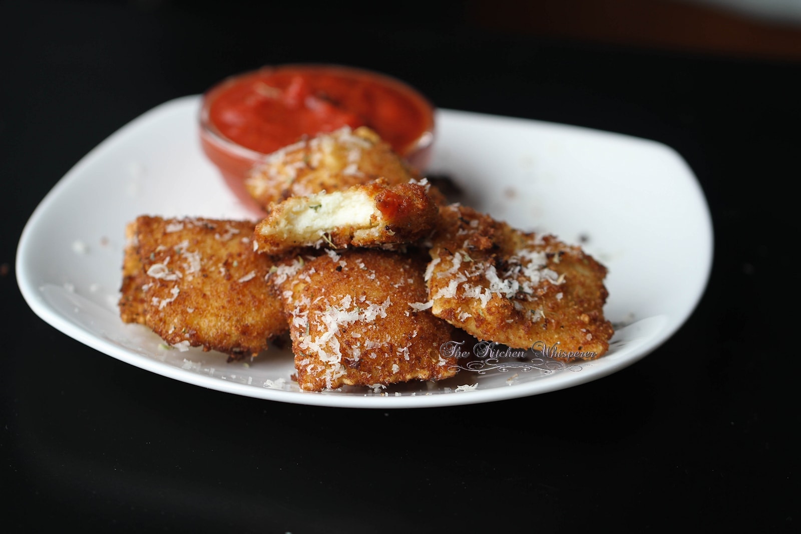 Crispy Fried Cheese Ravioli