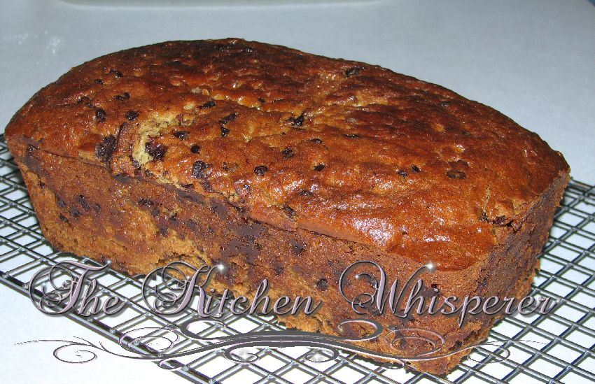 Crockpot Chocolate Chip Banana Bread