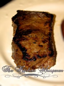 Better than restaurant quality New York Strip Steaks…