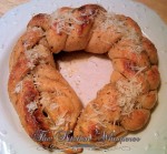 Sourdough Braided Parmesan Pretzel Bread