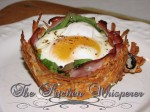 Baked Egg Florentine Breakfast Birdnests