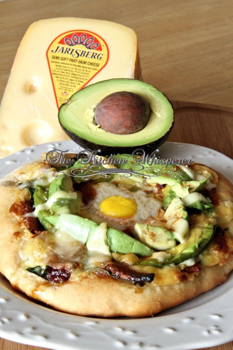 Breakfast Duos - Jarlsberg Avocado Breakfast Pizza with Hollandaise ...