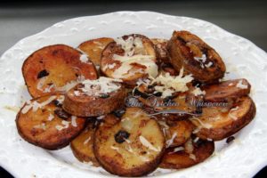 Baked Crispy Parmesan Potato Rounds