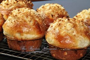 Soft and Fluffy Brioche Onion Hamburger Buns