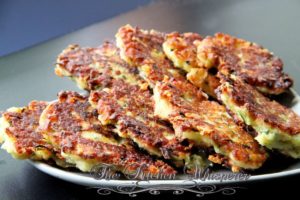 Cheesy Jarlsberg Zucchini Fritters