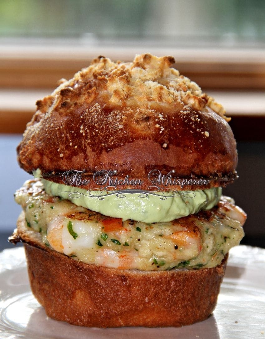 Shrimp Burger Recipe with Creole Spices