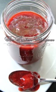 Strawberry Vanilla Bean Ice Cream Topping