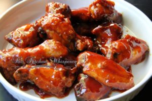 Crispy Baked Oven-Fried  Honey BBQ Wings