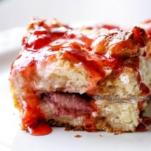 Berry Croissant Cheesecake Breakfast Bake