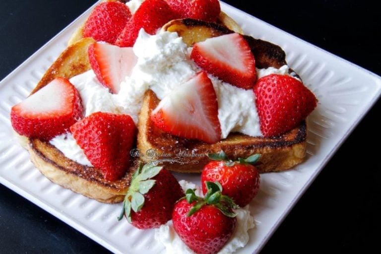 French Toast with Whipped Lemon Ricotta and Strawberries - The Kitchen ...