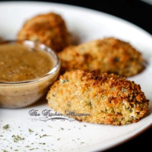 Crispy Baked Chicken Croquettes