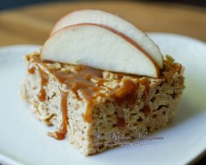 Caramel Apple Rice Crispy Treats