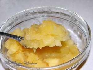 Homemade Chunky Applesauce