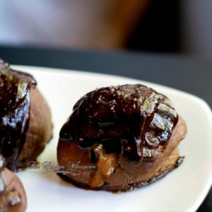 Chocolate Caramel Pizza Puffs