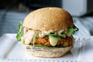 The BEST White Bean and Corn Veggie Burgers