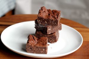 Double Chocolate Flourless Brownies