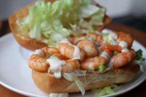 Creole Cajun Shrimp Po’Boy