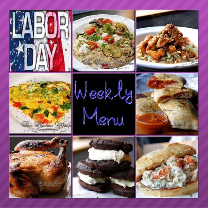 Weekly Menu – What to cook this week!