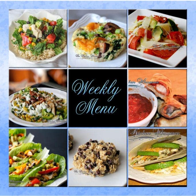 Weekly Menu – What to eat this week!