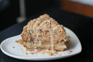 Apple Crumb Cake with Apple Cider Glaze