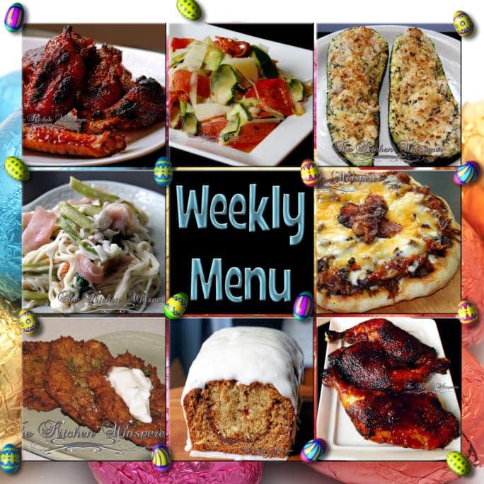 Weekly Menu – What to eat this week!