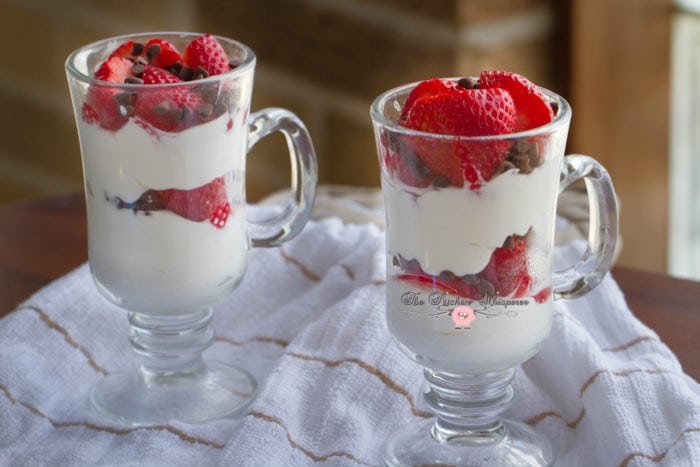 Creamy Cheesecake Strawberry Parfaits