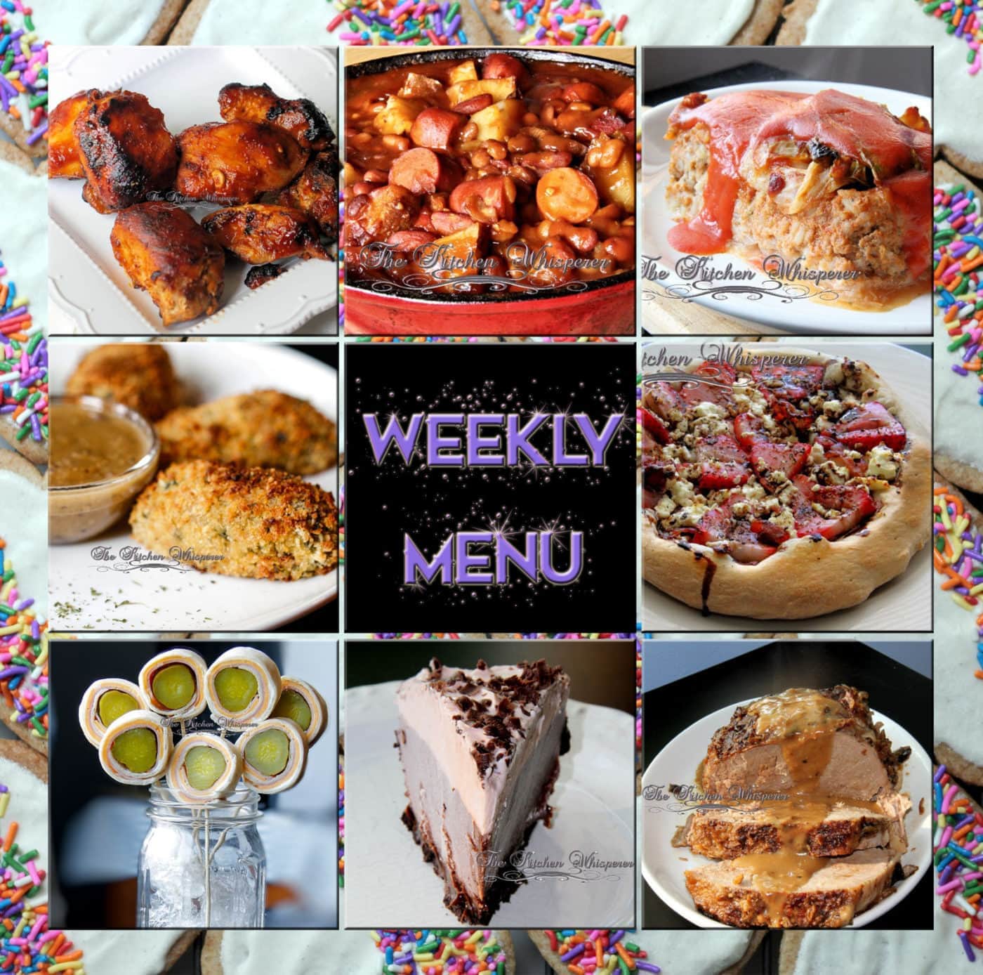 Weekly Menu - The Kitchen Whisperer