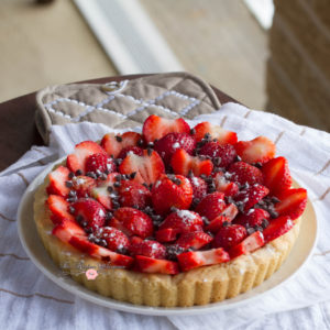 Creamy No Bake Cheesecake Strawberry Tart