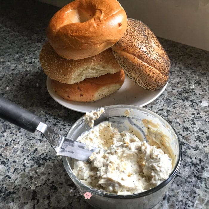 Everything Bagel Cream Cheese Spread The Kitchen Whisperer