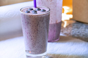 Skinny Blueberry Protein Smoothies