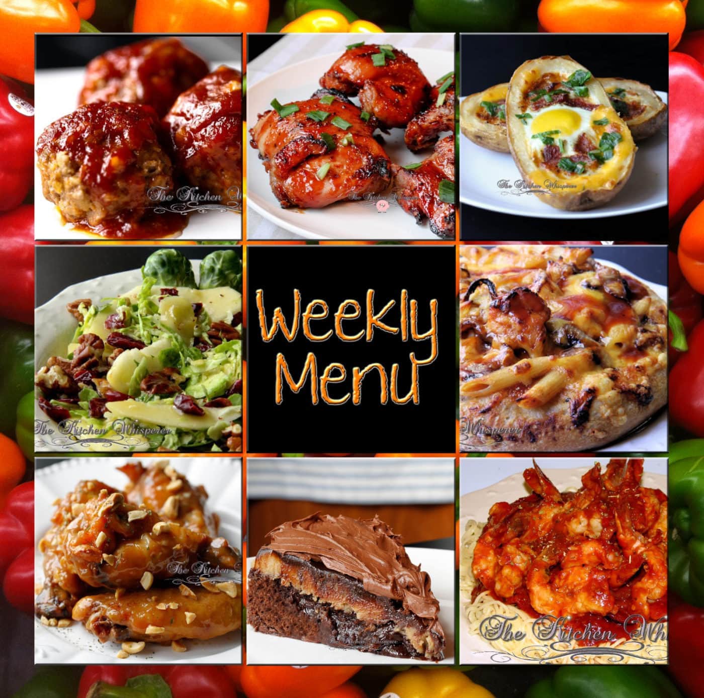 Weekly Menu - The Kitchen Whisperer