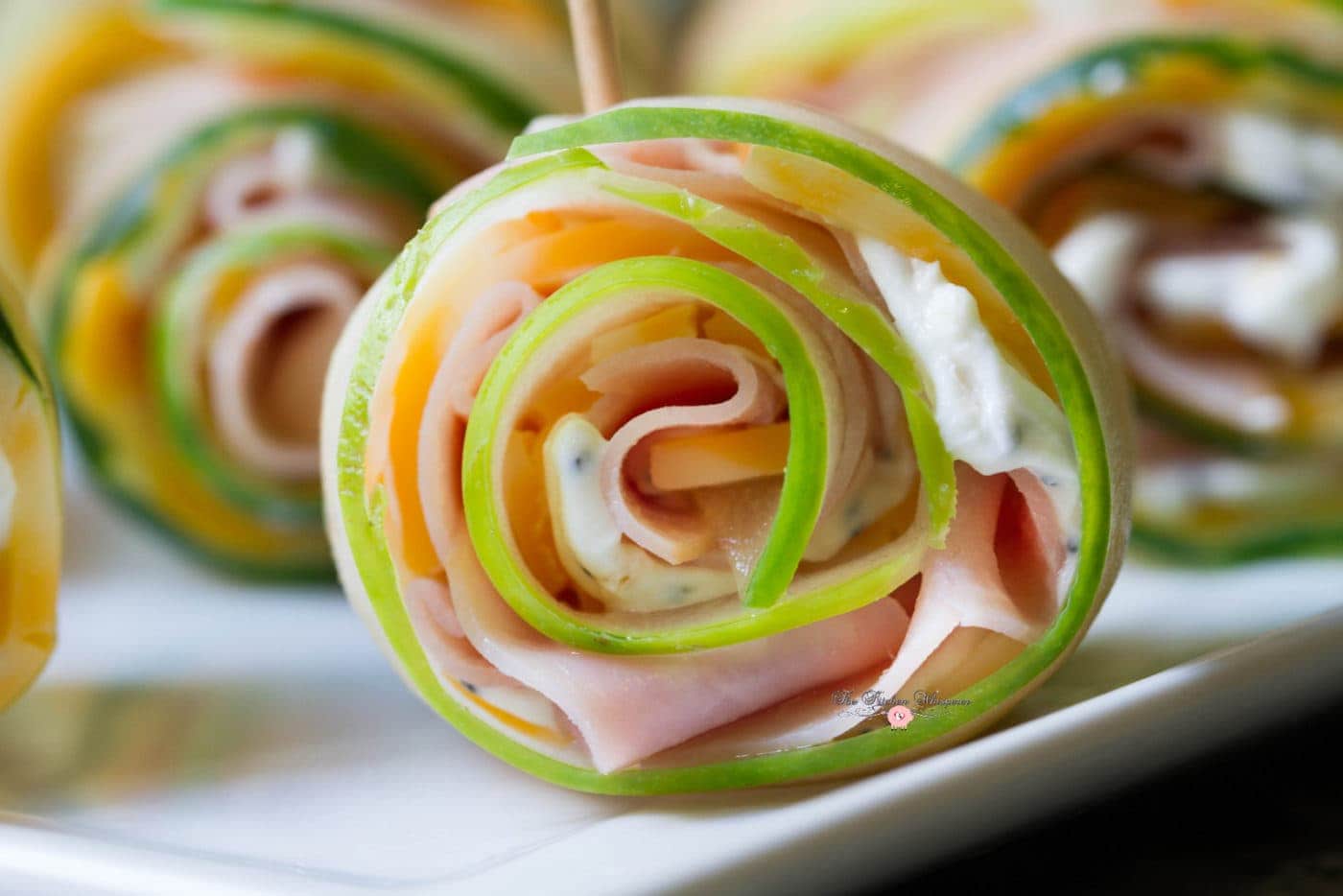 Cucumber Ham Rollups - The Kitchen Whisperer