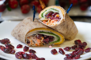 Crantastic Healthy Craisins® Dried Cranberries and Turkey Wrap