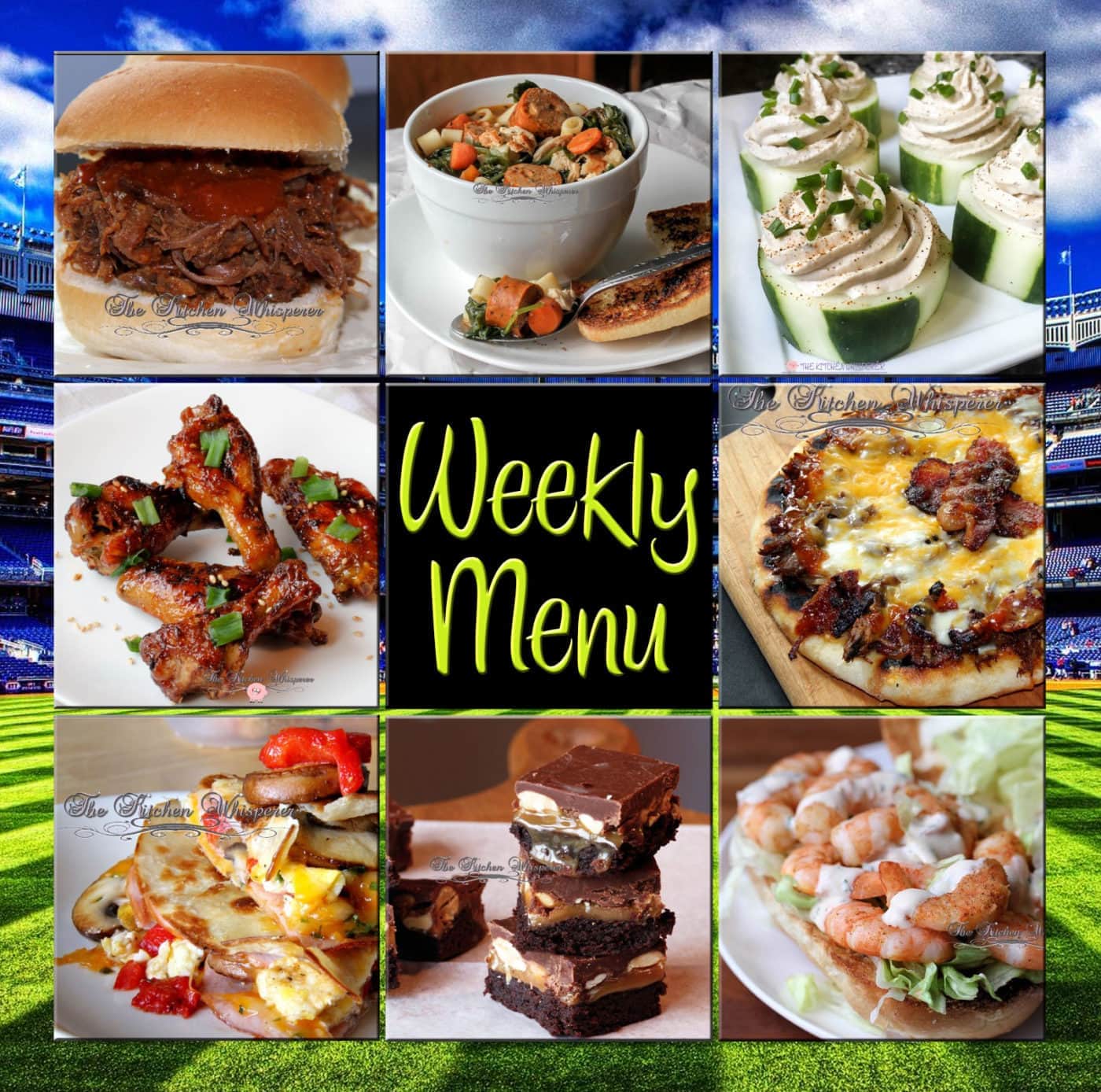 Weekly Menu - The Kitchen Whisperer