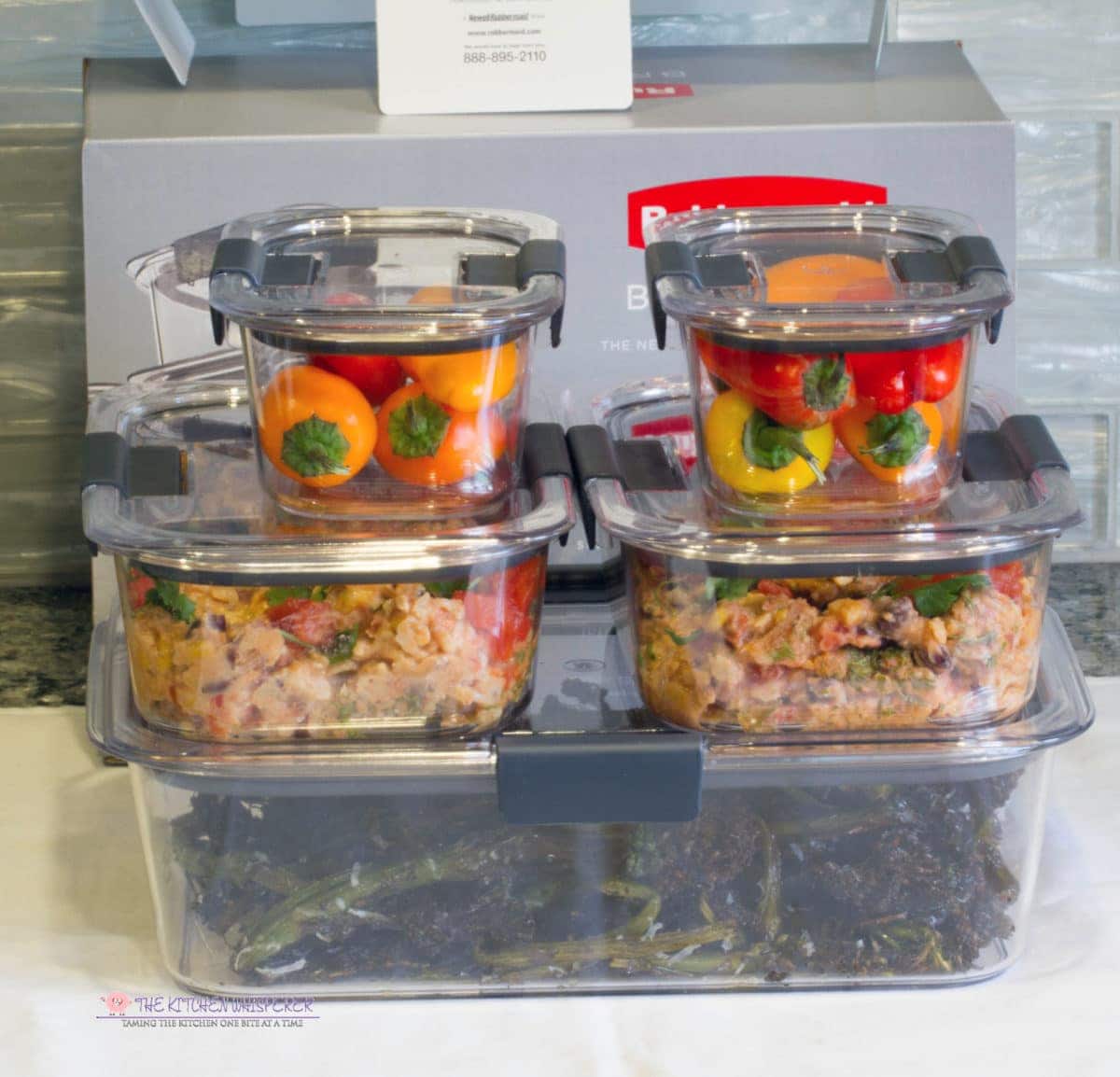 Meal Prep with Rubbermaid - Zheelicious meal prepping made easy.