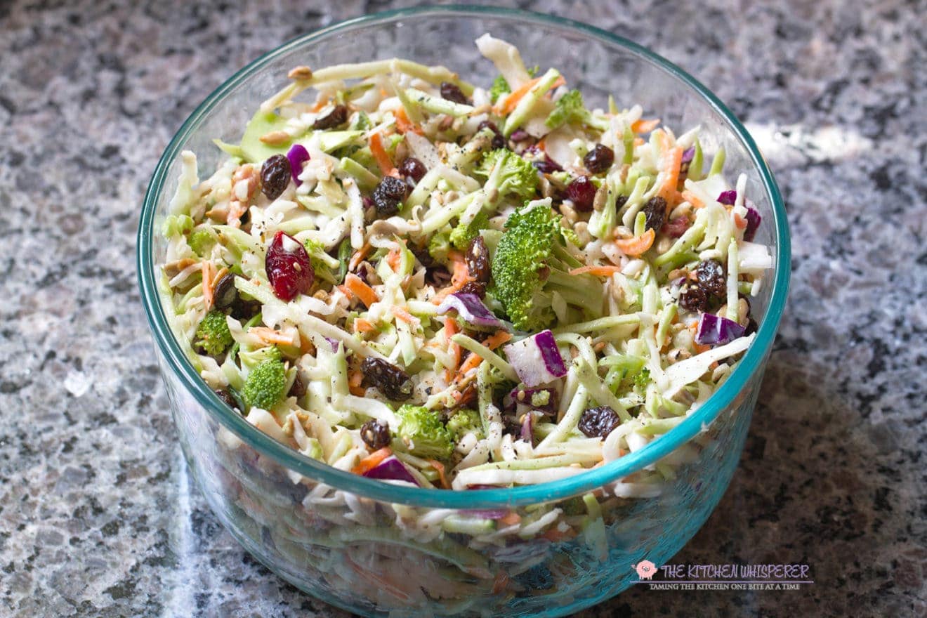 Best Broccoli Slaw Salad The Kitchen Whisperer