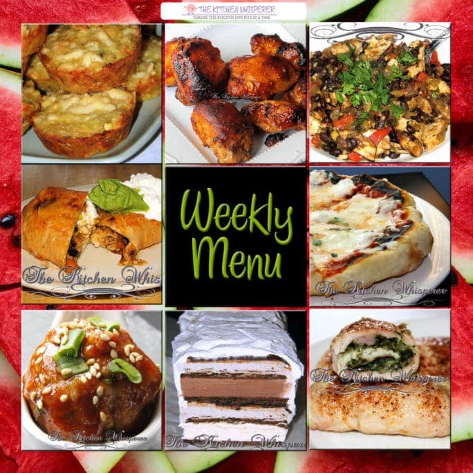 Weekly Menu – What to eat this week!