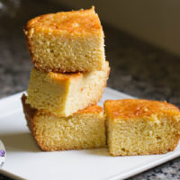 Sweet Honey Butter Buttermilk Cornbread