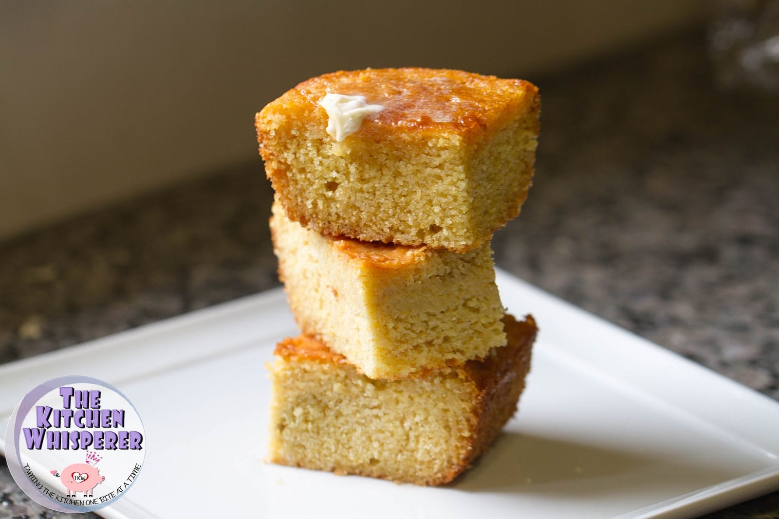 Sweet Honey Butter Buttermilk Cornbread