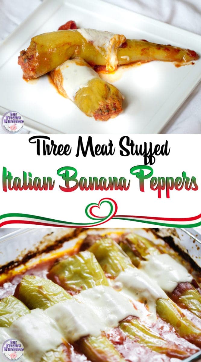 Italian Meat Stuffed Banana Peppers