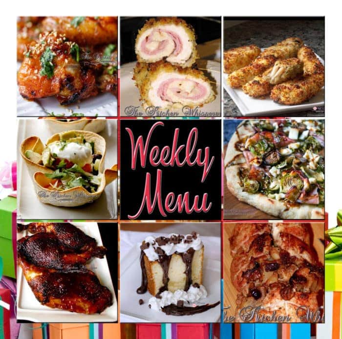 Weekly Menu – The Kitchen Whisperer