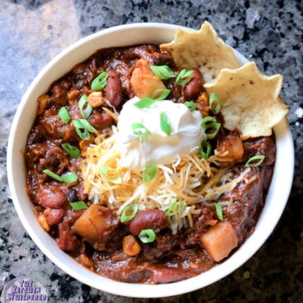 Cowboy BBQ Beef, Bacon & Bean Chili