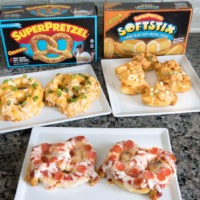 Game Day Pretzels - Buffalo Chicken, Cheesy Crab, Pepperoni Pizza Pretzels