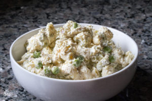 Cold Tuna Noodle Casserole with Peas and Dill