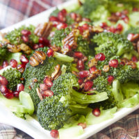 Your new favorite side dish - Browned Butter Broccoli Pecandine!