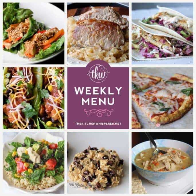 Weekly Menu - The Kitchen Whisperer