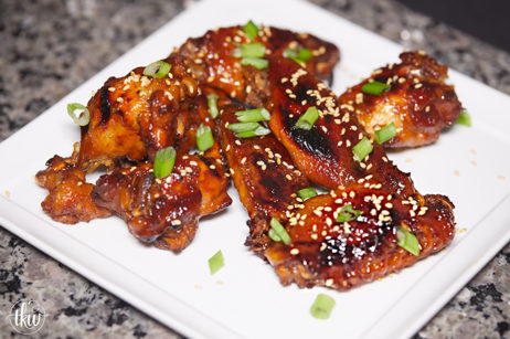 Korean Gochujang Sticky Chicken Wings (Instant Pot) - The Kitchen Whisperer