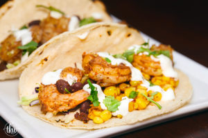 Smoky Chipotle Shrimp Tacos with Lime Crema