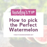 Picking the perfect watermelon is made super easy when you follow these chef tips! Summer just isn't summer without fresh, juicy, sweet watermelon!