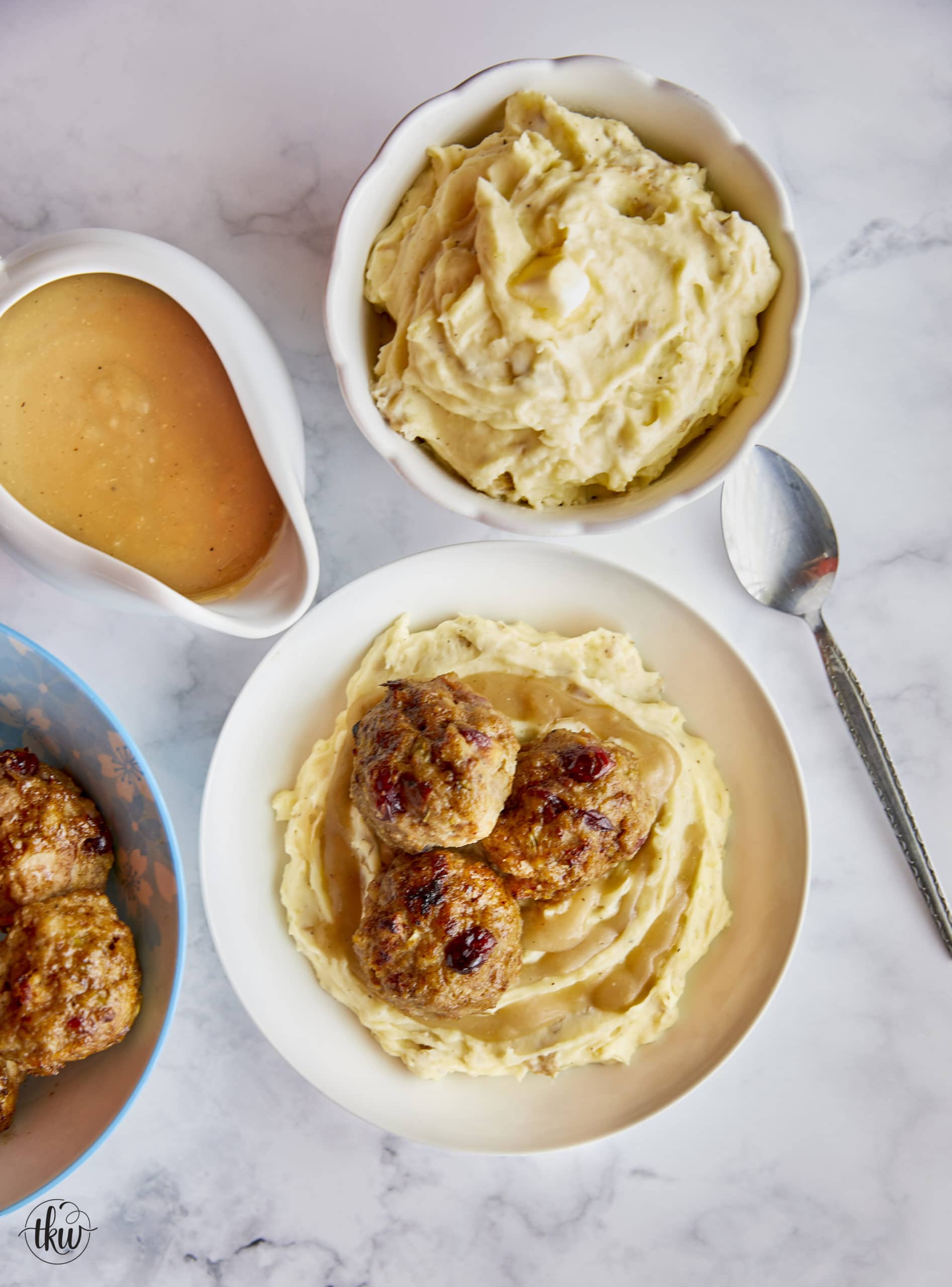 The Best Thanksgiving Gobbler Turkey Dinner Meatballs